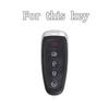 5 Buttons TPU Remote Car Key Case Cover Fob for Ford Explorer Edge Escape Flex Taurus 2011 2012 2013 2014 2015 Smart Key