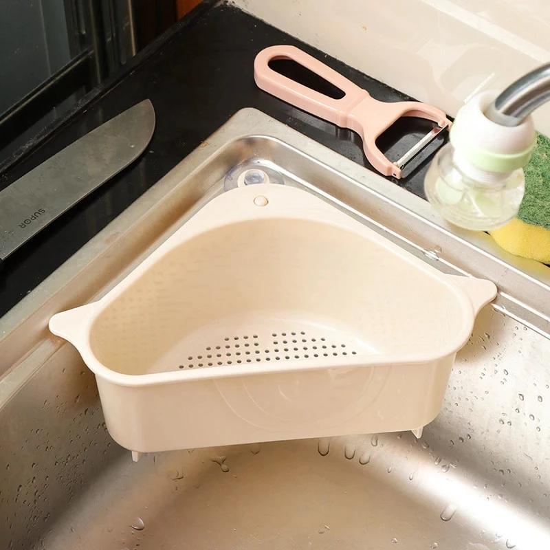 

Kitchen Tool1 1 Kitchen Self-Standing Drain Sink Leftovers Soup Juice Separated By Garbage Filter Sink Storage Basket Sink Rack