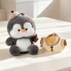 15Cm Cartoon Cute Penguin Plush Doll Dress Up Animated Character Bag Pendant Home Decoration Gift For Children