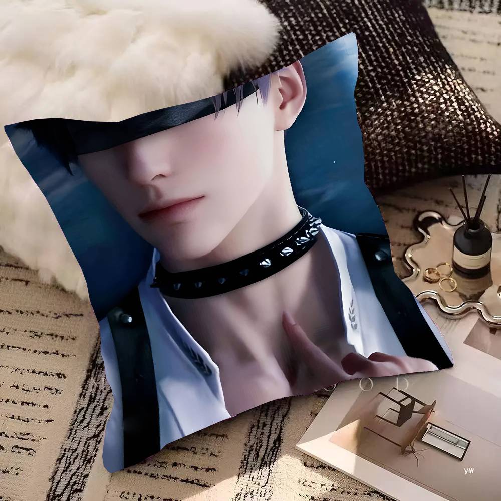 Game Love And Deepspace Rafayel Pillow Case Square Pillow Bedroom Sofa Leisure Comfort Cushion Car Living Room Home Decoration