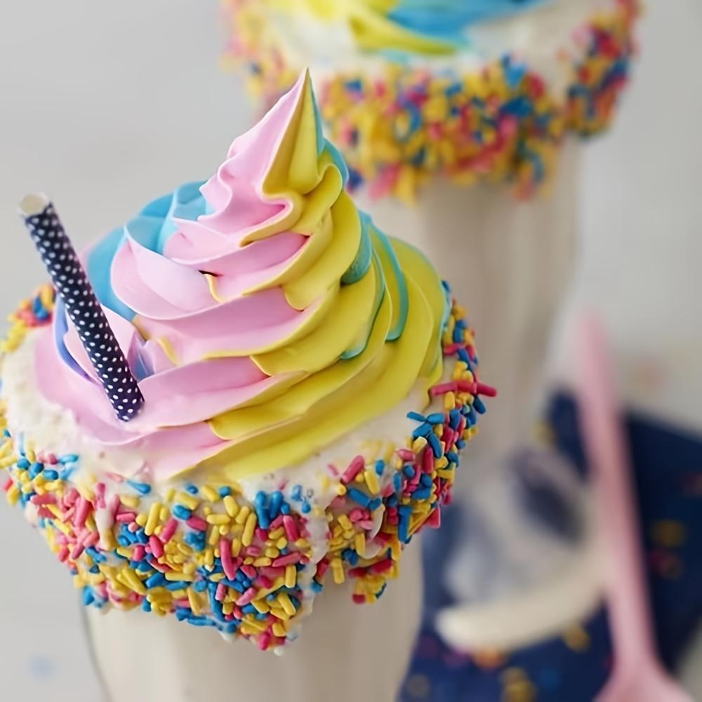 Spritztülle aus Edelstahl Nr. 333 – drehbare Blumentülle mit 6 Zinken zum Dekorieren von Kuchen, DIY-Backwerkzeug, silberfarben