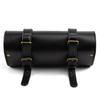 evomosa Motorcycle Saddlebag Mini Bike Fork Handlebar PU Leather Tool Storage Bag (Black)