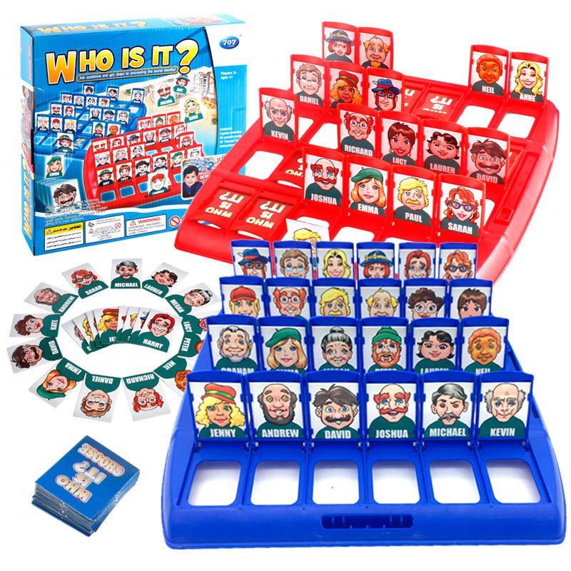 Adivina Quién Soy Juego de Mesa Juguete Infantil Puzzle Interactivo Padre-Hijo Juguete de Ocio Juego de Mesa para Fiestas Juego Regalos para Niños