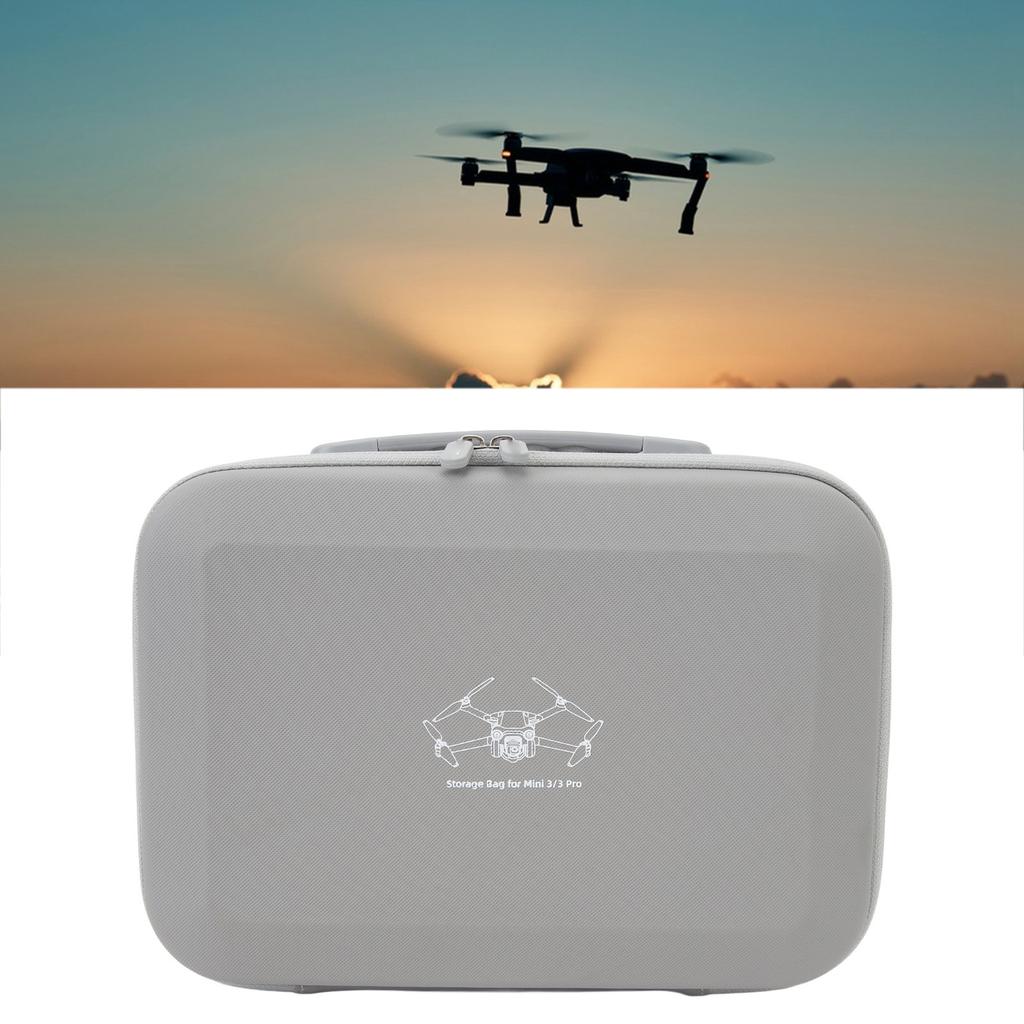 Drone Carrying Case Storage Box Bag PU Hard Shell Soft Liner Waterproof with Detachable Shoulder Strap Drone Accessory for MINI 3 PRO