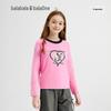 BalaOne Girls' Spring Long-Sleeve Casual Fitted T-Shirt
