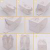 6-24pcs Elegant White Hollow Cross Gift Box Laser-Cut Wedding Candy Box Wedding Baptism Favors Gift Box Decoration Baptism Gifts
