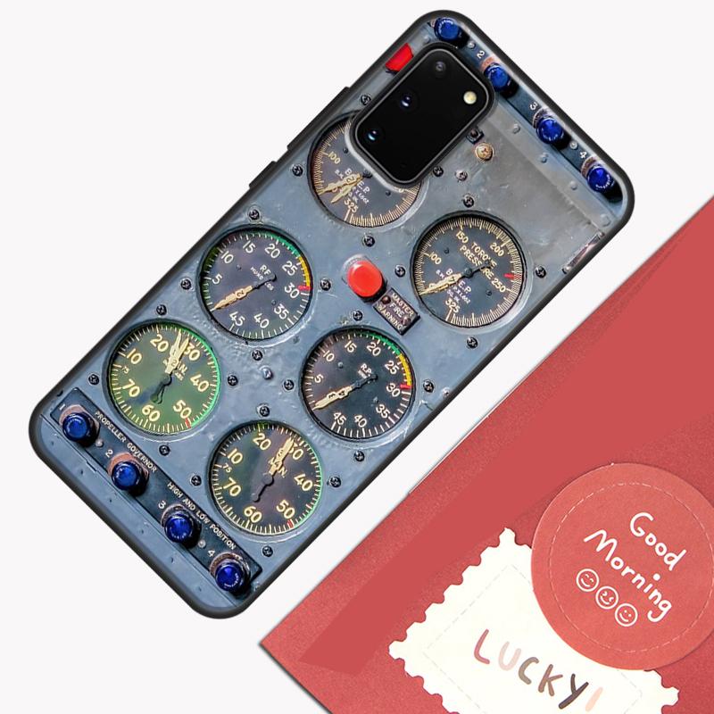 Aviation Aeroplane Pilot Cockpit Phone Case For Samsung Galaxy S26 S25 Ultra S20 S21 S22 S23 S24 S10 Plus S25 FE Cover Shell