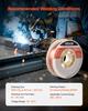 Solid MIG Welding Wire, ER70S-6 0.9mm 4.5kg, Low Spatter Mild Steel Welding Wire with High Deoxidizers for All-Position Gas Shielded Welding