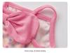 2025 Polka Dot Baby Girl Romper - Summer Bow Sling Bubble Crawling Suit