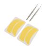 2 Pair Eyelash Pad Lash Lift Perm Tool Universal U Shaped Eyelash Extension Assist Pad for Eyelash Extension and Curling
