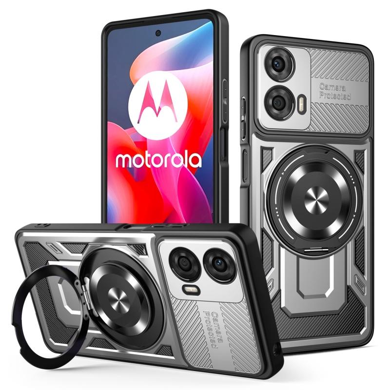 

Luxury Magsafe Magnetic Wireless Charging Case for Motorola G84 G54 G34 G24 G04 Stand Case Motorola Moto G04