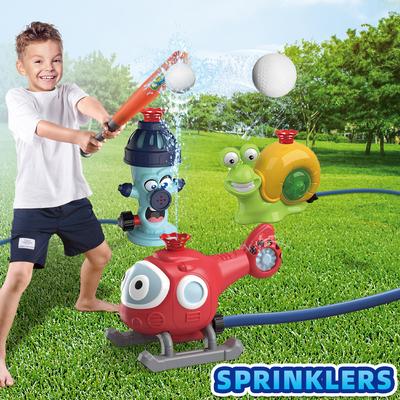 Fire Hydrant Cactus Sprinkler with Baseball Outdoor Sprinkler Children Water Toys