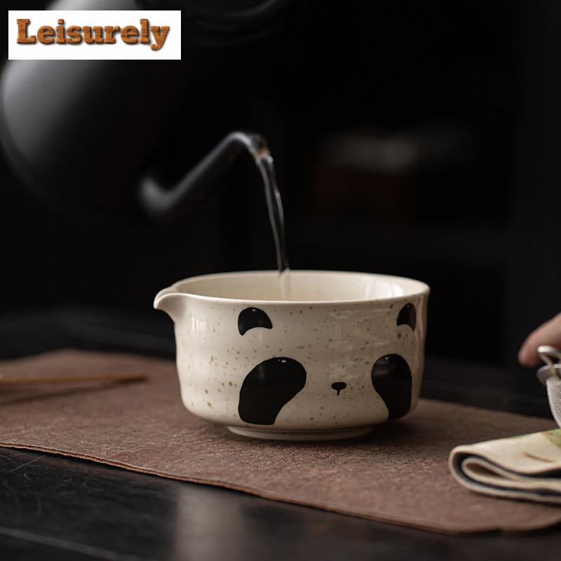 Niedliches Haustier Japanisches Matcha-Set Keramikschale Bambus Matcha-Besen Teelöffel Teesets Geschenke für Teeliebhaber Teezubereitungswerkzeuge Zubehör