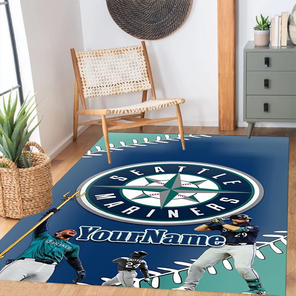 Seattle Seahawks Customizable Name Carpet Design For Decorate Room Dining Room Hallway Study Room Antislip Carpet Office Home Decor