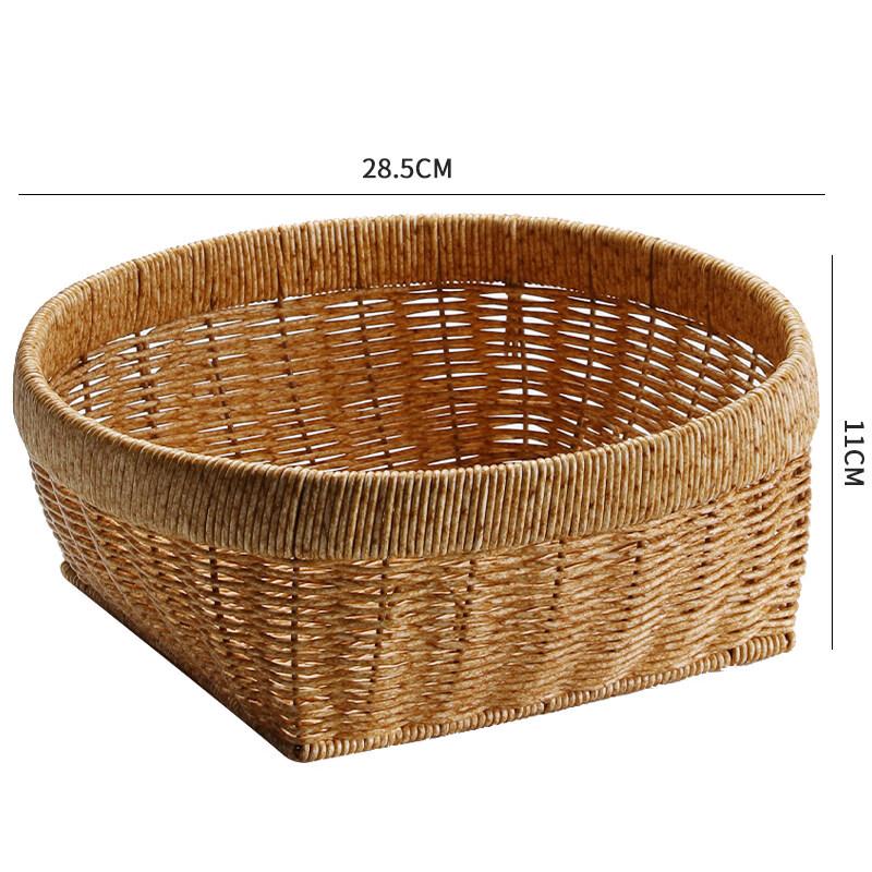 Multi-Layer European Rattan Fruit Basket