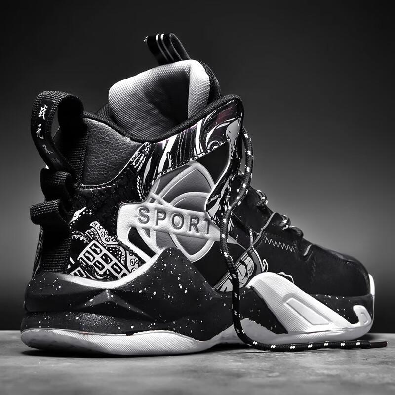 Basketball men's shoes spring 2025 new casual running sports shoes men's versatile trendy high-top Putian sneakers