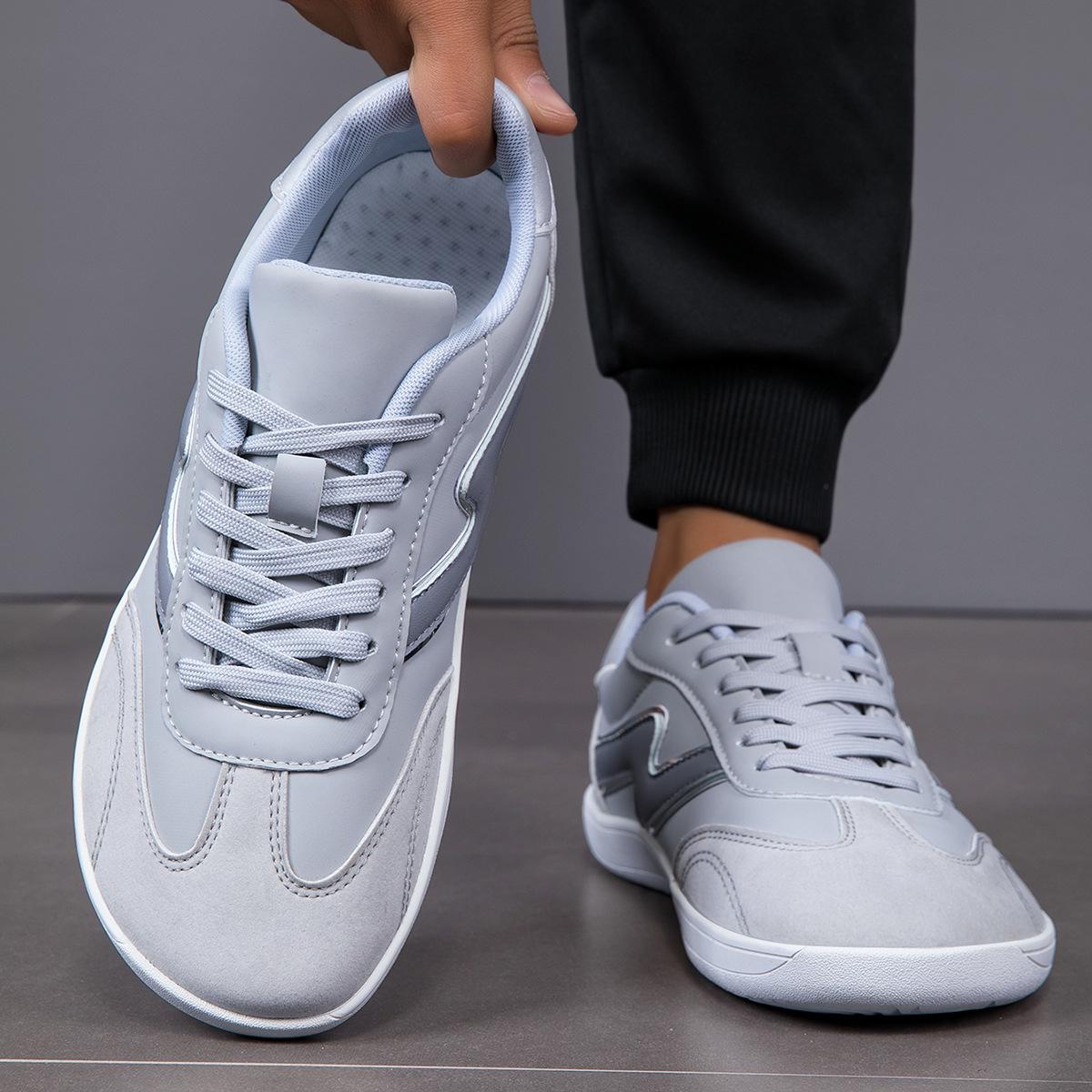 Men s Plus Size Wide Toe Casual Sneakers – New Autumn Fashion 42 коричневый