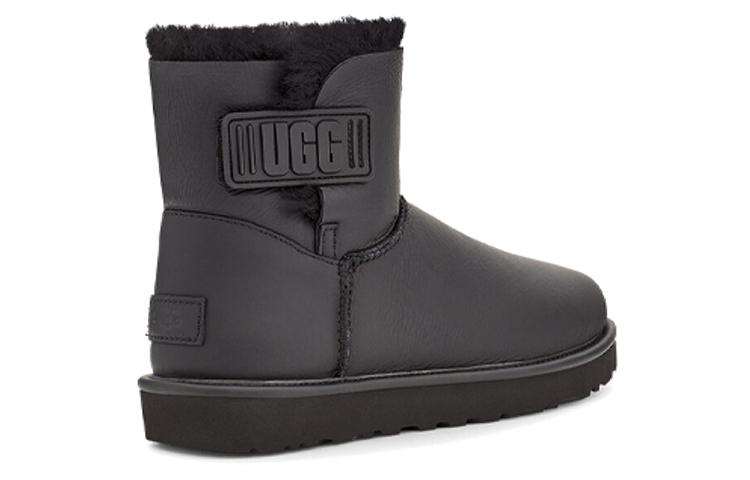 Women's Sneakers UGG Mini Bailey Logo Strap 'Black' Women's