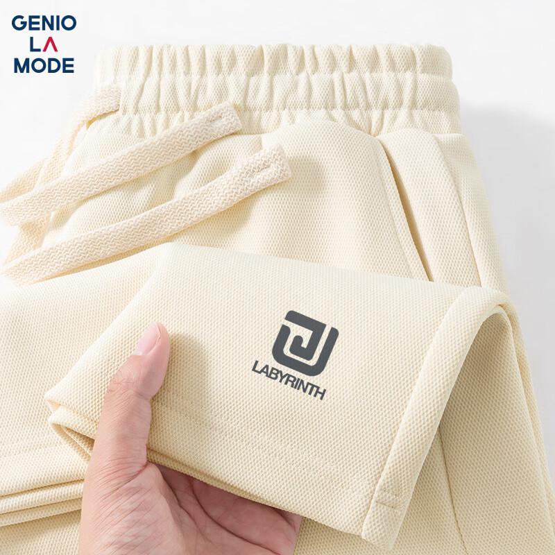 Мужские повседневные прямые шорты с принтом GENIOLAMODE XL