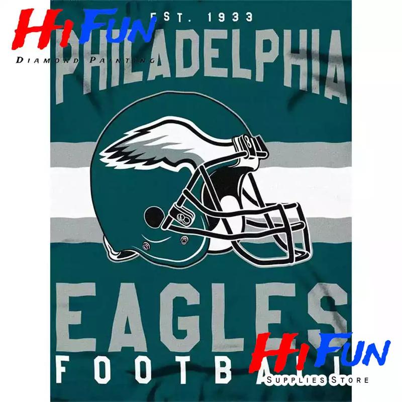 Diamond Painting Kits for Adults ,American Football Sports , DIY 5D Diamond Art ,Wall Decoration,Gift Options for Football Fans