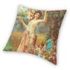 Allegory Of Summer Messengers Of Love Square Pillowcase Polyester Linen Velvet Pattern Throw Pillow Case Bed Cushion Cover 45X45
