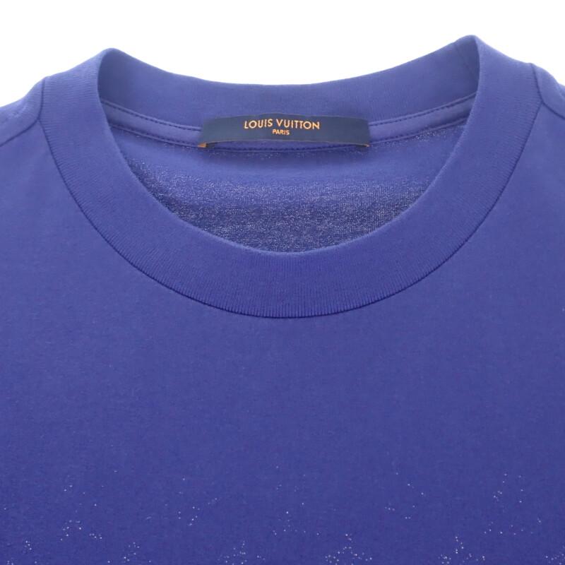 LOUIS VUITTON  1AA51Q M Short sleeve T-shirt Blue petrol cotton mens