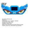 Wireless Warning Lamps Demon Eye Car Window Light with Suction Cup, Solar Rechargeable Devil Interior Atmosphere Lamp Lamp, LED Windshield for