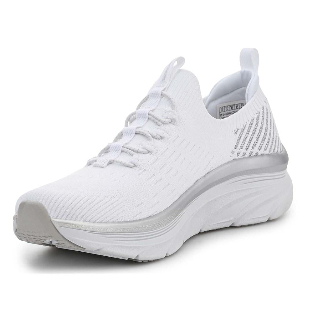 Sneakers Skechers White / Silver Dlux Walker Let it Glow