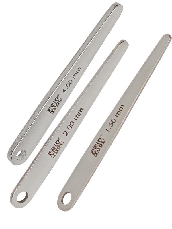 Metric High-Precision Stainless Steel Feeler Gauge, 0.01-6mm, Single Piece Gap and Thickness Measurement Tool.