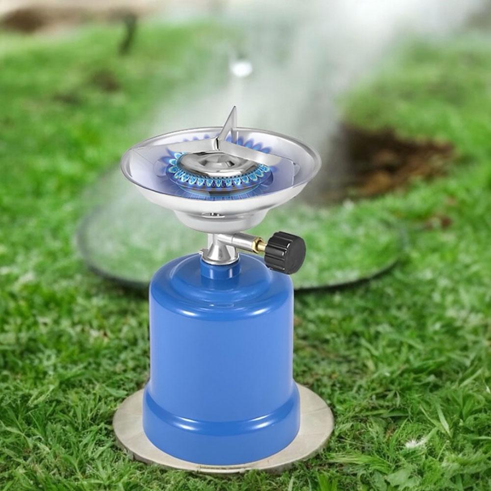 Portable Outdoor Gas Tank Coffee Stove Adjustable Propane Burner Gas Hiking Picnic For Fishing Y2A9