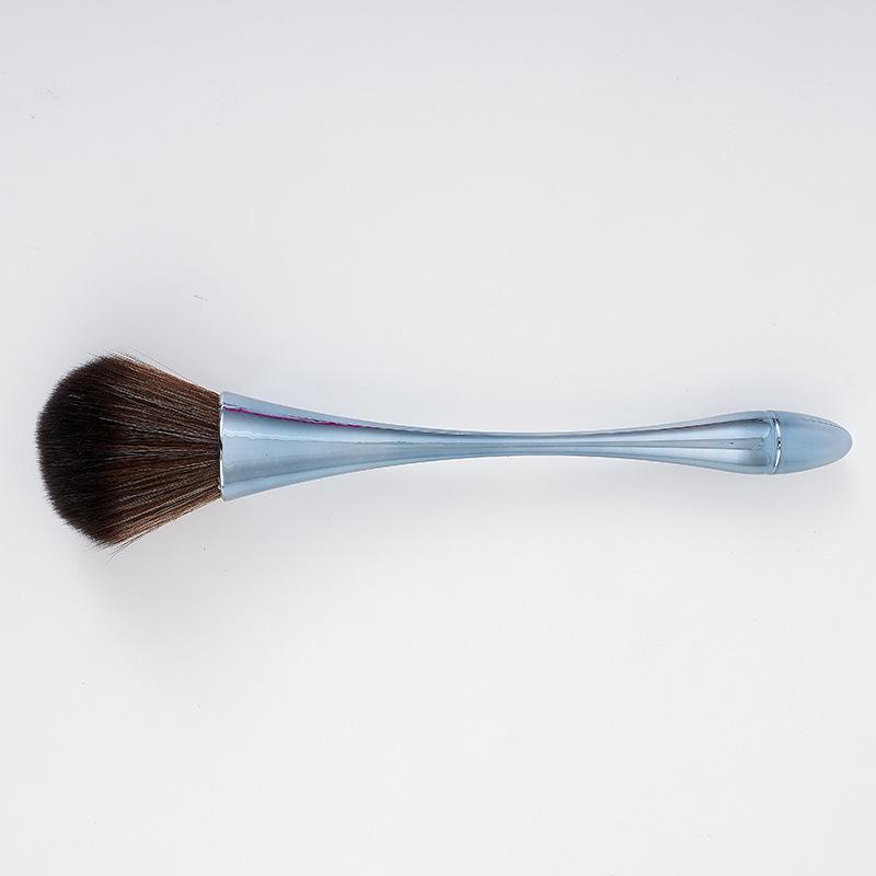 Compact Multi-Color Soft Makeup Brush for Powder & Blush in High-Footed Cup Design
