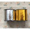 Gold & Silver Thread: 1MM2MMM Flat, Brushed Wire for Carpet Weaving & Decorative Uses