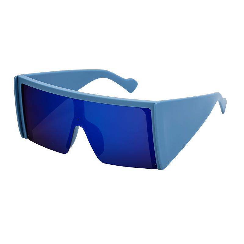 Oversized Y2K Square Sunglasses Women Men Luxury Designer Vintage Punk Big Frame Shades Flat Top Sun Glasses