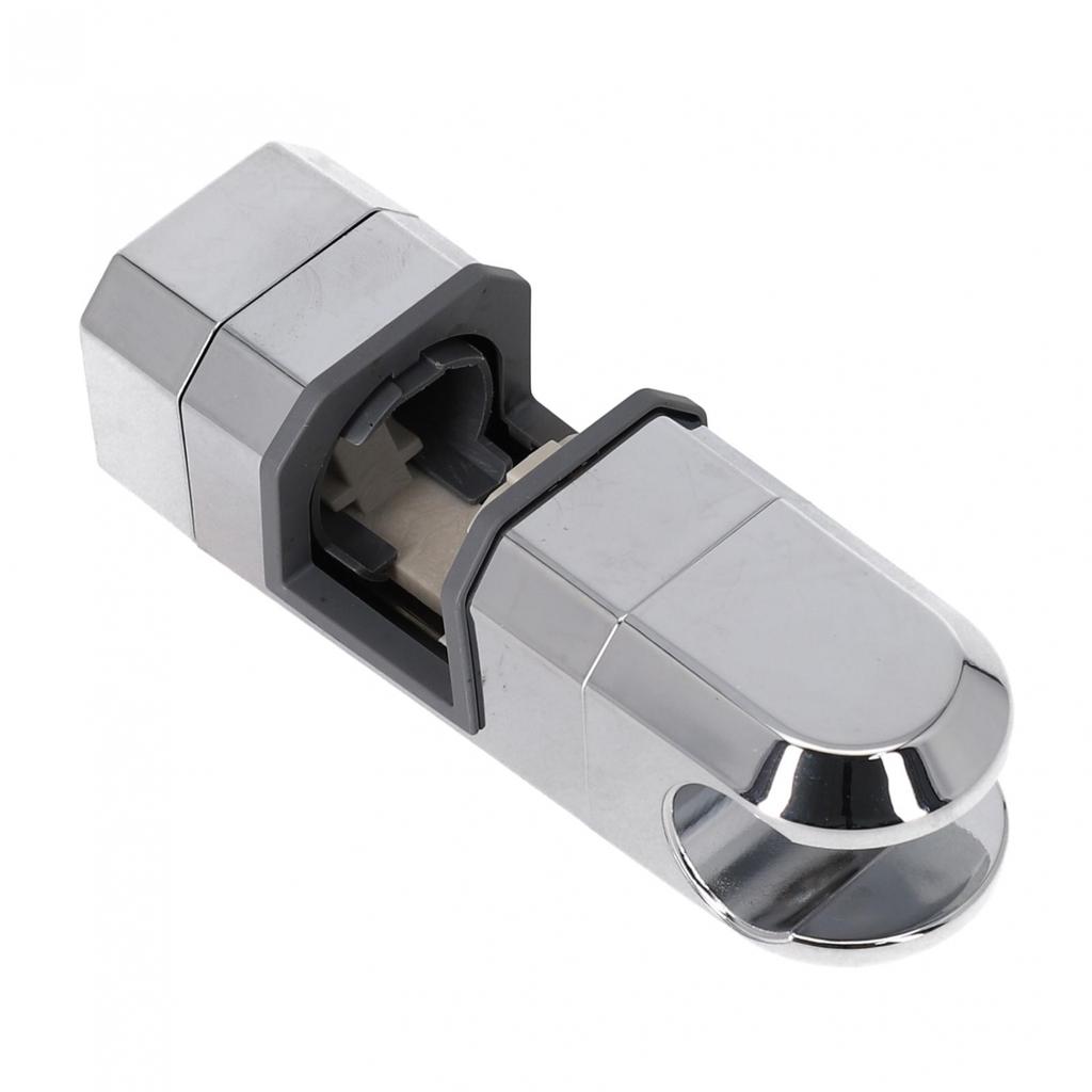 Universell 15mm-30mm Krom Duschstång Huvudglidare Stånghållare Justerbart Fäste