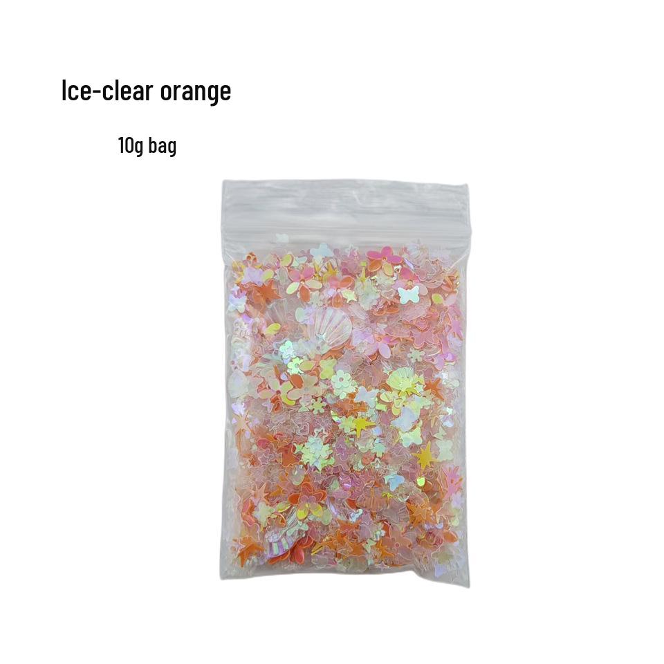 Multicolor Nail Art Glitter & Resin Makeup Decorations: Hearts, Stars, Snowflakes.