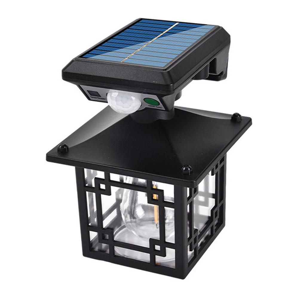 LED Outdoor Solar Lamp Motion Sensor Garden Street Solar Lamp Waterproof Motion Intelligent Sensor Light for Yard Patio Pathway