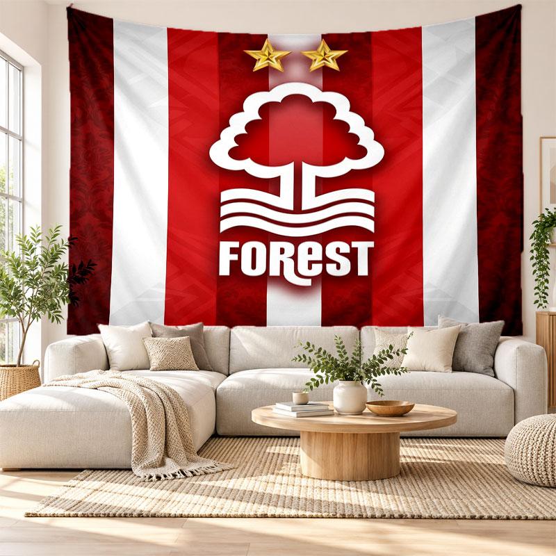 Nottingham Forest Wall Tapestry, Soft Fabric Wall Hanging, Decorative Backdrop For Bedroom Home Wall Art