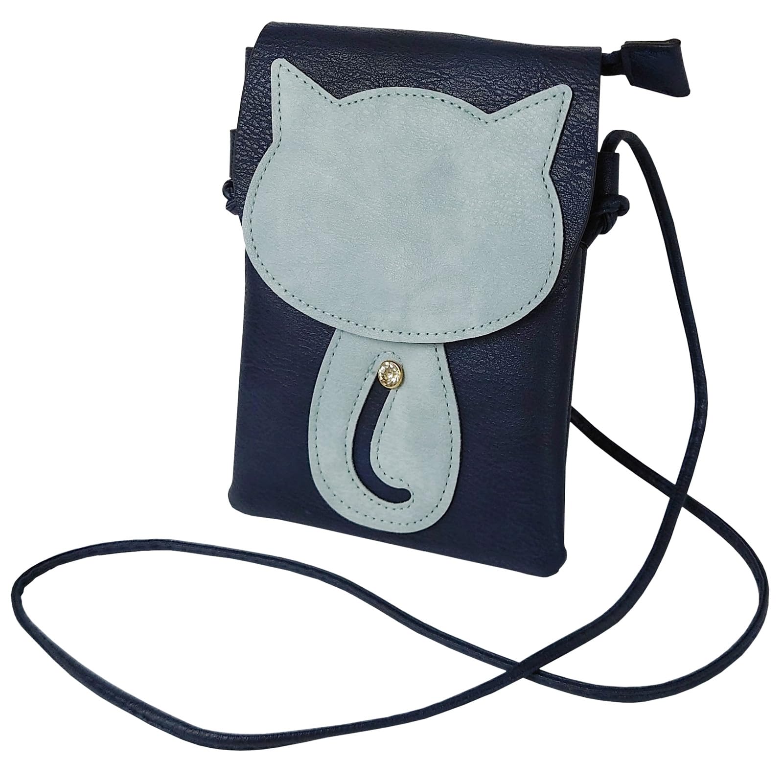 

Shoulder bag for with synthetic shoulder mobile mini ST01 [CROSSMABARY] women, crossbody, cute, lightweight, small, vertical, stylish, zipper, thin,