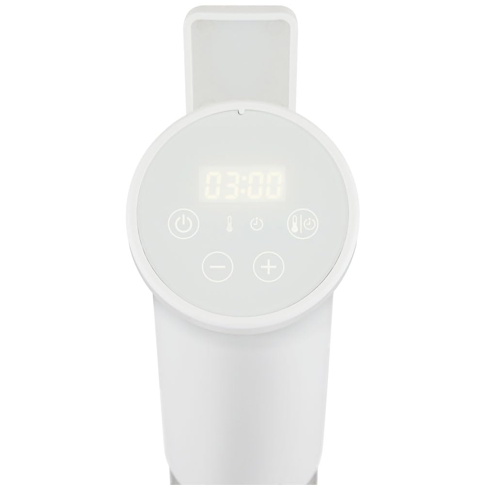 Iris Ohyama Sous Vide Cooker, Clip-on Design, Touchscreen Operation, Waterproof, Suitable for Shallow Pots, Meat Dishes, Fish Dishes, Steamed