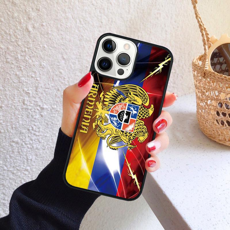 Armenia Coat Of Arms Flag Phone Case for iPhone 17 Air 16 PRO MAX 15 14 PLUS 11 12 13 Back Cover Fundas Shell