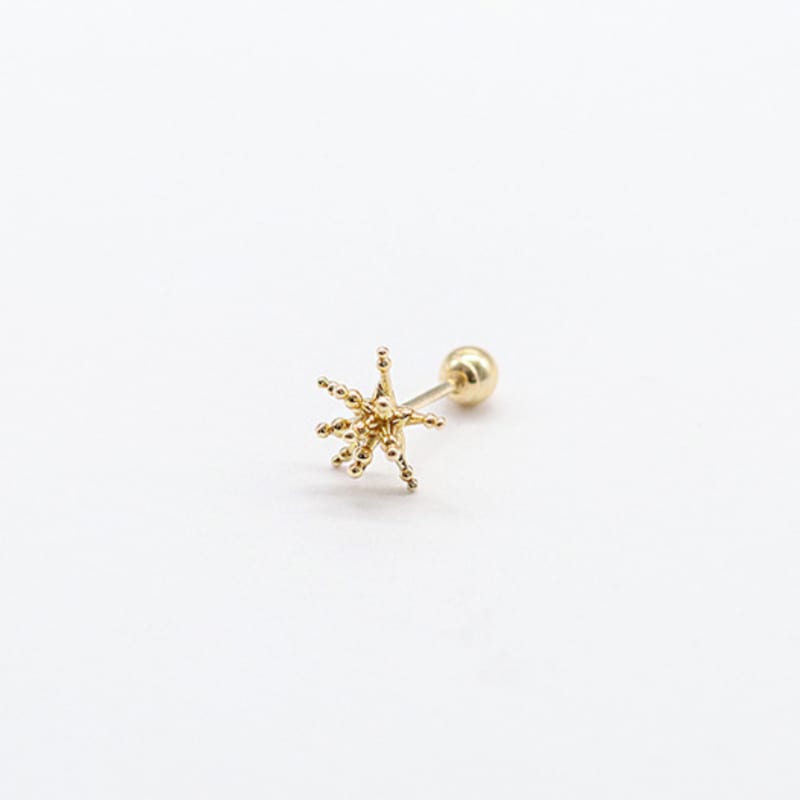 OR D`OR [14K] Starlight Piercing Earrings