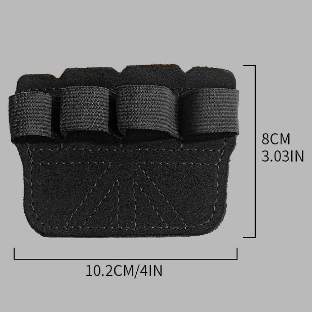 

Weight Lifting Gloves For Men Protective Workout Gloves Four-Finger Barbell Mitts Breathable For Women Men Gym Home Kettlebell чёрный