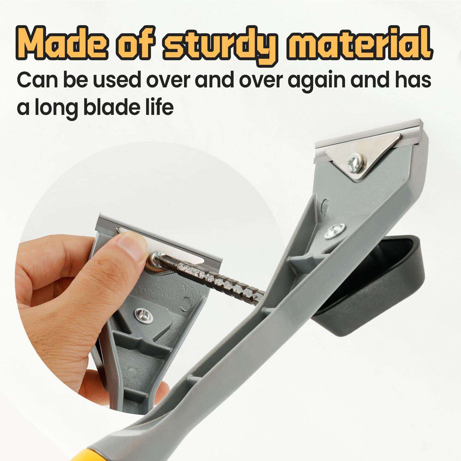 Carbide Scraper Paint Scraping Tool Heavy-Duty Floor Scraper For Metal Tile Concrete Kitchen Stove Cooktop Window Furniture