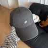 Korean-style simple letter-embroidered baseball cap for women, spring season, large head circumference, face-slimming, versatile casual hat, trendy