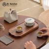 Nanshan Xiansheng Ceramic Gongfu Travel Tea Set (1 Pot, 2 Cups)