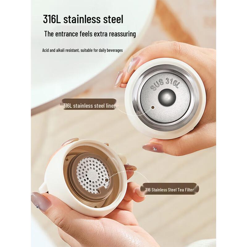TAFUCO Stainless Steel Thermal Bottle with Pop-Up Lid