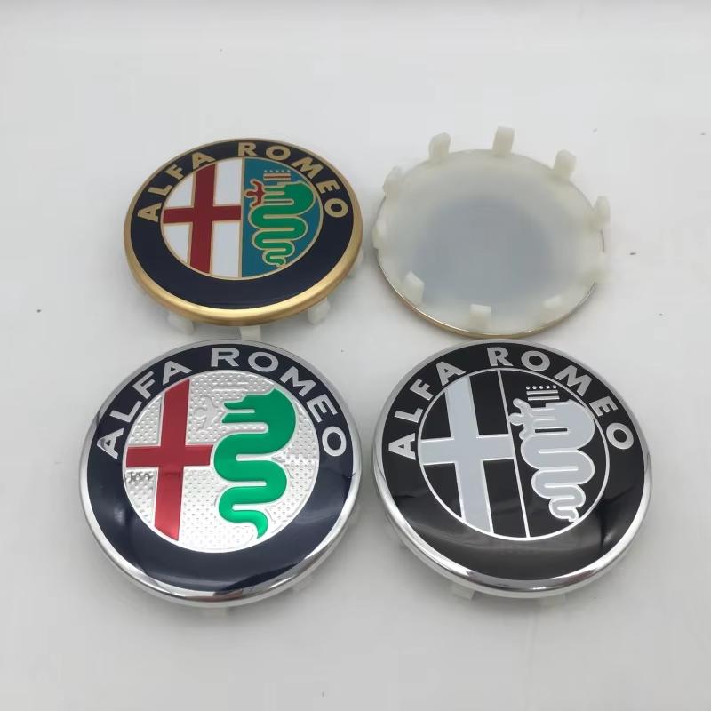 Για Alfa Romeo Giulia Giulietta Stelvio 159 147 156 Καλύμματα Κέντρου Τροχών 58mm Premium Καλύμματα Κέντρου Τροχού Ανθεκτικά στις Γρατζουνιές Αξεσουάρ Αυτοκινήτου