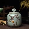 Small Ceramic Jar Tea Caddy Storage Tank Sealed Jar Tea Box Tea Container Tea Organizer Candy Jars Decorative Jars Storage Box