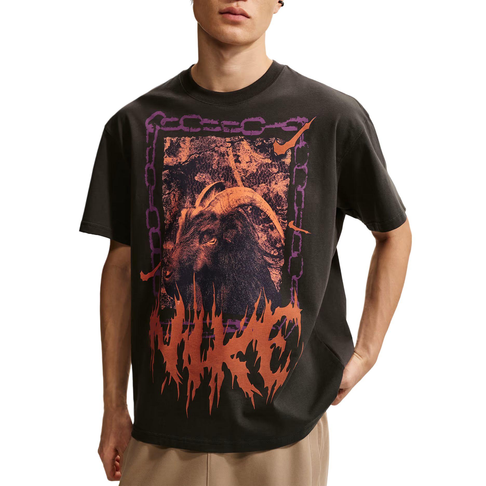 Nike Max90 Basketball Loose Fit Crew Neck Short Sleeve T-Shirt Men Tops II0682-045 S
