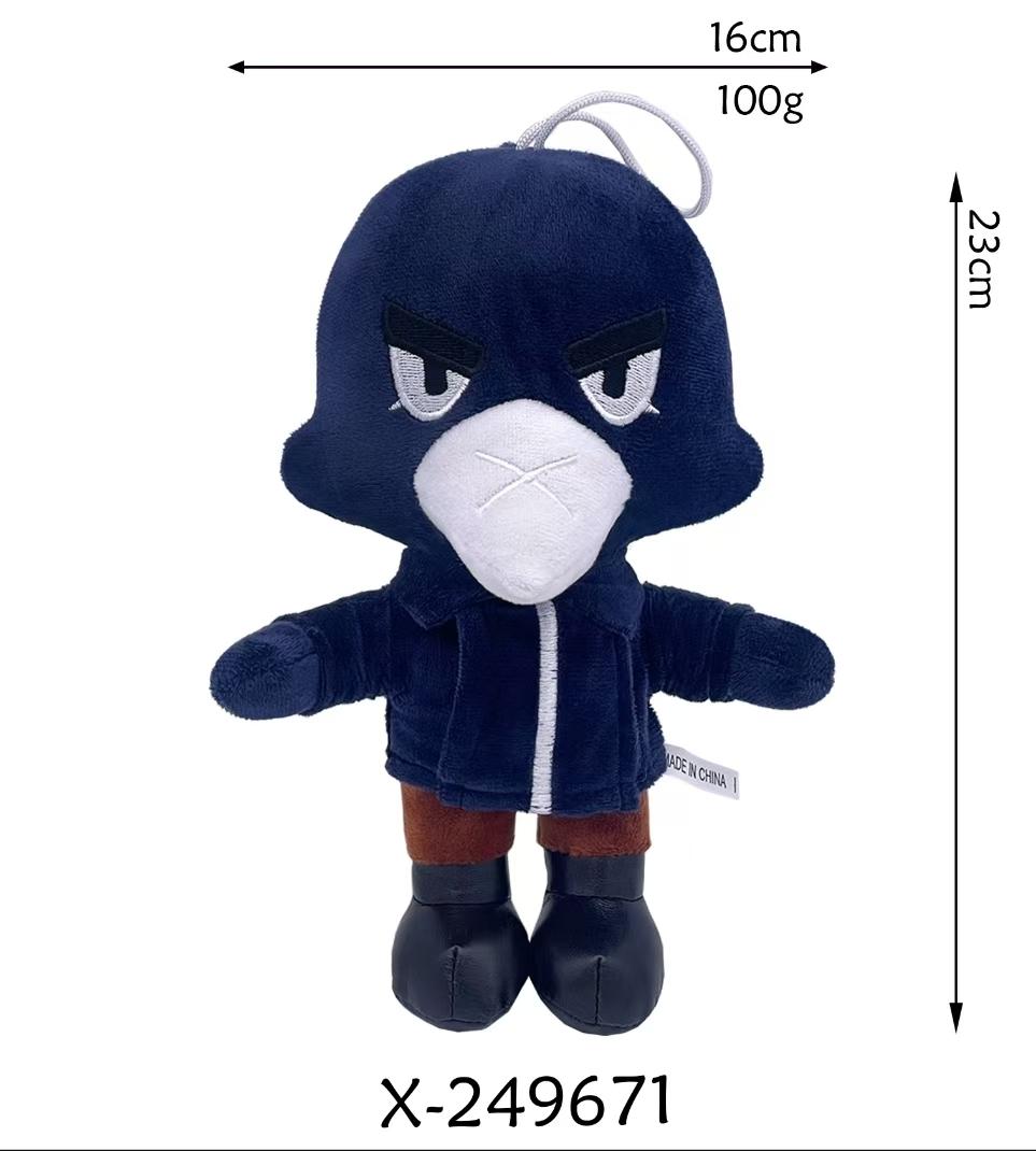 

2024 NEO brawl Crow Шелли плюшевая игрушка